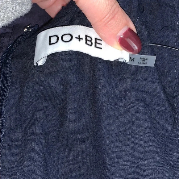 DO+BE Navy Ruffle Dress size M - Picture 10 of 16